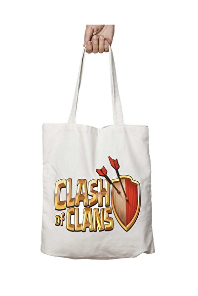 ART HEDİYE حقيبة كلاش أوف كلانز 2 للجنسين ذات وجهين وقابلة للغسل للمدرسة والش...