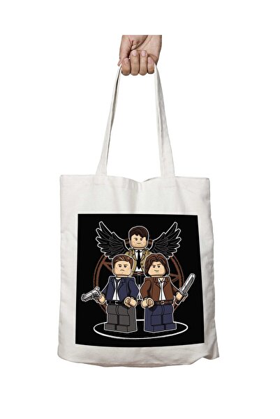 ART HEDİYE Supernatural Lego - Сем Дін і дві сторони Постійна пральна сумка з...