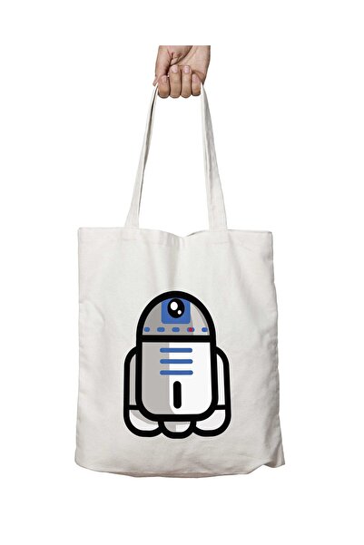 ART HEDİYE حقيبة كتف للمدرسة والشاطئ من Simpler R2D2 Astromech Droid Star War...