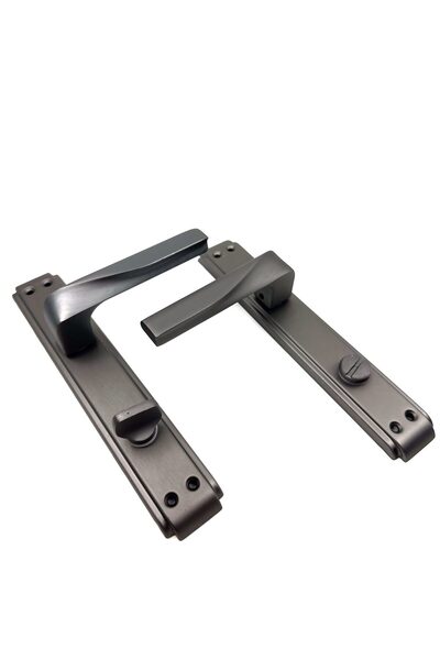 Sofuoğlu Noyan/Anka Mat Antrastit Aynalı Kapı Kolu WC SOL