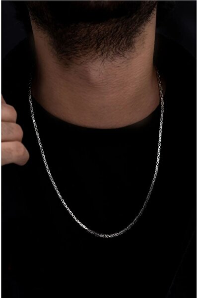 Silver Self 2 mm gümüş kral kolye