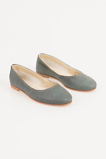 CZ London Dámské baleríny z pravé kůže bez krajky s plochým modelem neformální obuvi