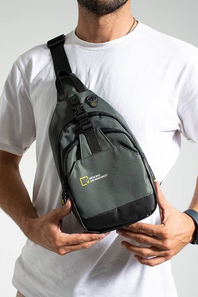 MEGA ÇANTA Τσάντα στήθους και χιαστί - Badybag με λεπτομέρεια κλειδαριάς