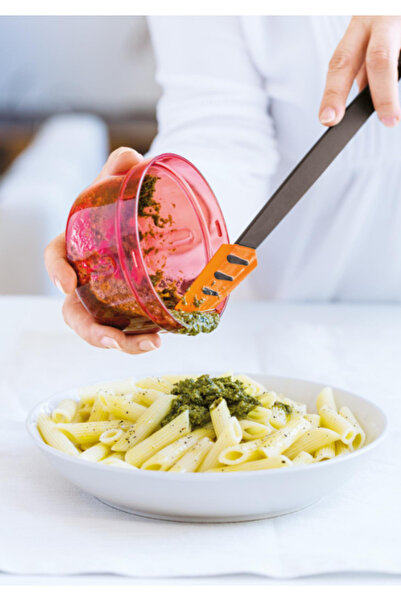 Süper Dükkan Orange Thin Spatula - Tupperware Silicone