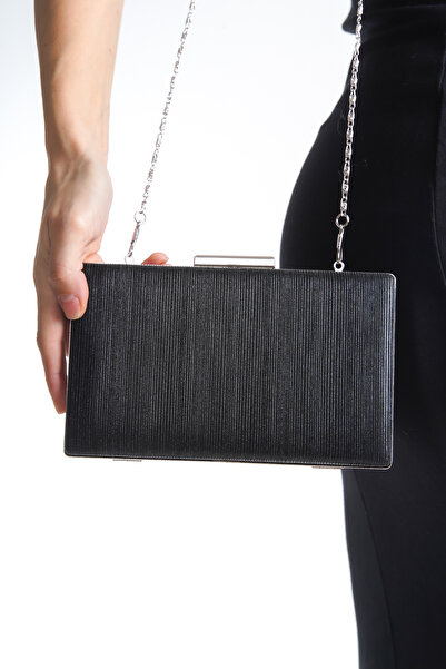 mor ayakkabı Βραδινή τσάντα για φόρεμα, Τσάντα για βραδινή έξοδο, Μαύρη τσάντ...