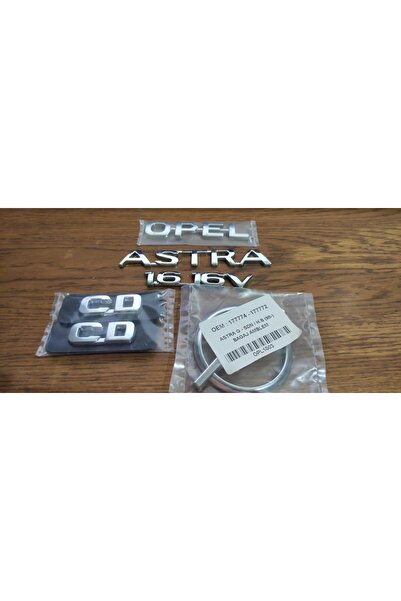 OEM OPEL ASTRA 1.6_16V BAGAJ YAZISI ARKA BAGAJ ARMASI CD KAPI ÇITASI YAZI SET...