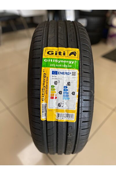 GİTİ 205/60r16 92h Synergy E1 Yaz Lastiği 2025 Üretim