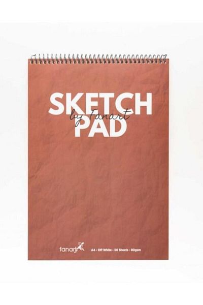 Fanart Academy A4 Sketch Pad with Top Spiral
