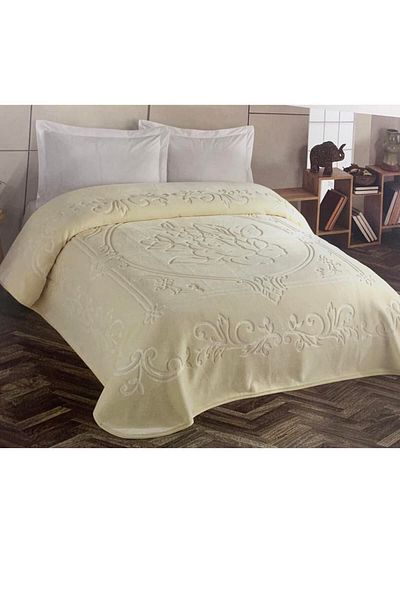 Kristal By Taç Embos Embossed Thick Blanket Double