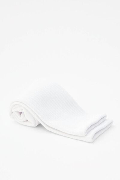 lalsfashion 4 ζευγάρια Κάλτσες Τένις Κάλτσες Unisex Κολλεγίου Λευκές Κάλτσες