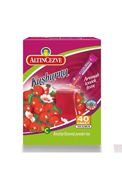 Altıncezve PORTAKAL,KUŞBURNU,NANE LİMON,KİVİ,MUZ,KARADUT AROMALI İÇECEK TOZU 40 × 1,5 GR 6'LI SET