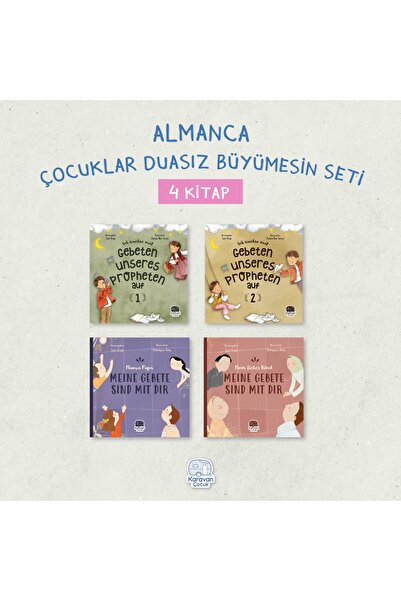 Karavan Çocuk Almanca Çocuklar Duasız Büyümesin Seti (4 Kitap)