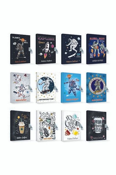 ÇINAR DEFTER Çınar Uni Note Locked Diary & Memory Book Skate