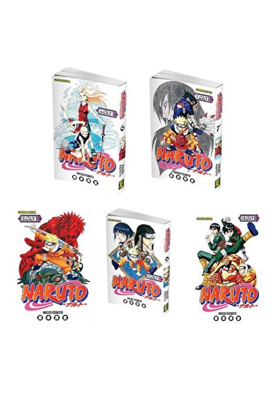 Gerekli Şeyler Yayıncılık Naruto 6-10 Cilt Manga Seti 6-7-8-9-10