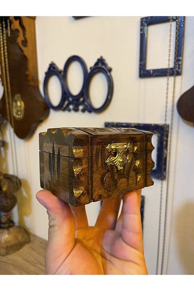 AYAL AHŞAP Small Size Wooden Chest - 1