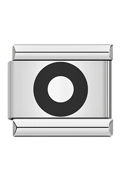 Naturel Tılsım Italian Stainless Steel 9mm Letter O Charm