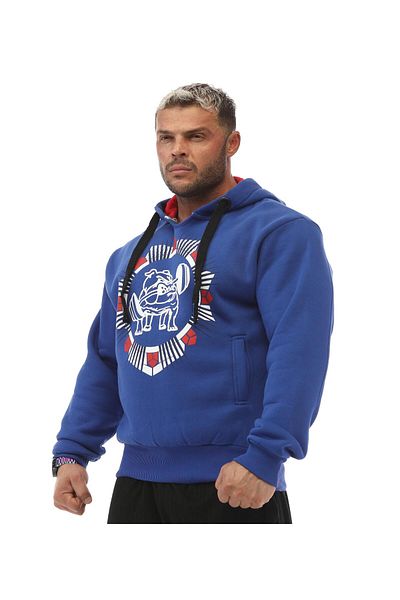 Big Sam Hooded Blue Winter Sweater 4698