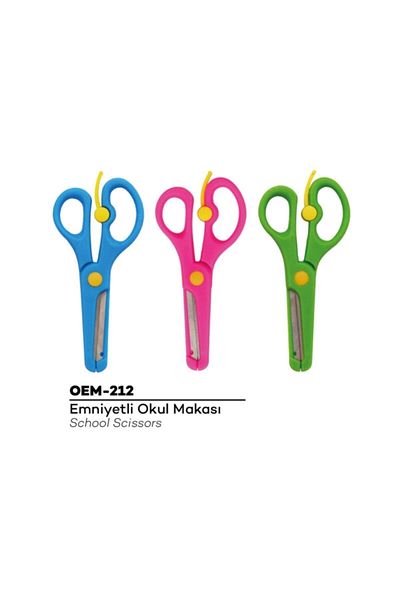 Osaka Student Scissors Pink 4 PiecesProtected Stainless Steel