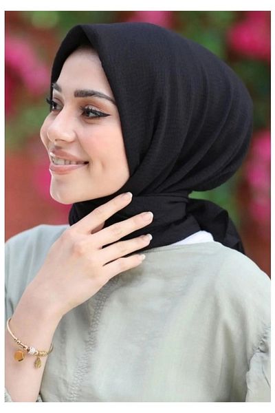 feronis Γυναικείο Hijab Mio Jazz Scarf Model _ Μαύρο