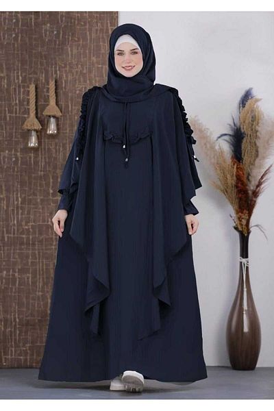 Şahane Σετ νυχτερίδων σεντόνια Hijab 2 τεμαχίων