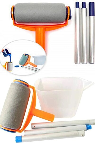 xolo Plastik Boya Rulo Seti Sopalı Ölçü Kaplı Kolay Boya Badana Seti Pintar