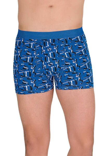 BERRAK İÇ GİYİM Penye Desenli Likralı Boxer Short 10'lu Paket 4480-10