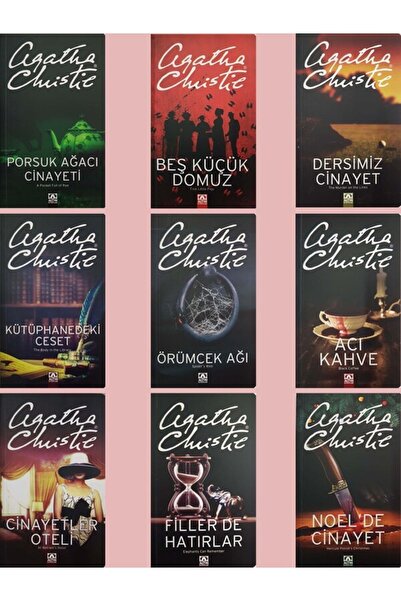 Altın Kitaplar AGATHA CHRISTIE KİTAPLARI ÖZEL MİDİ BOY 9 ADET SET
