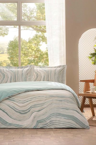 Özdilek Ranforce Özdilek - Nevi pentru o singură persoană, design natural de mentă din marmură