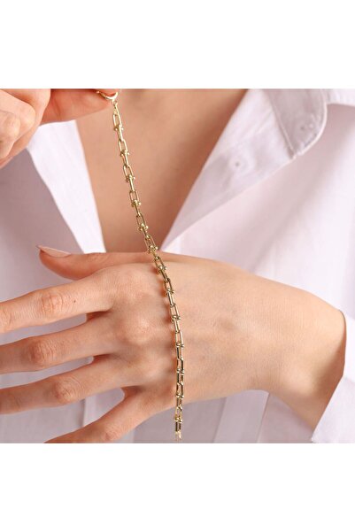 Sembol Gold Altın Tiffany Bileklik 14 Ayar