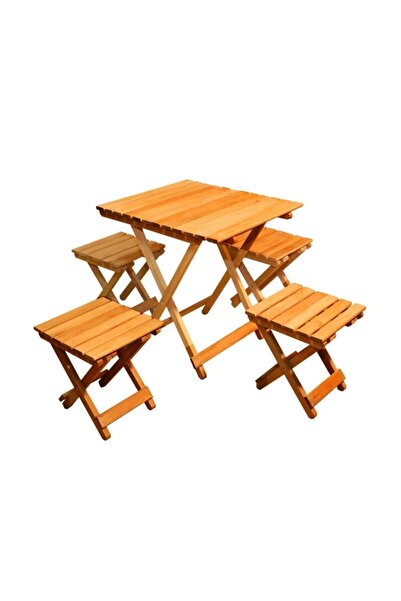 apak Ahşap Ahşap Katlanır Masa Ve Tabure Piknik Masa Ahşap Masa Sandalye Kamp Masa Kamp Sandalye