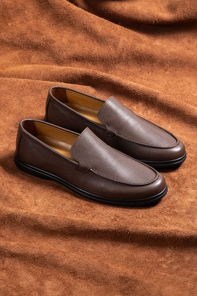 SELİN SOYLU Genuine Leather Men's Shoes - 100% Leather, Casual Loafer