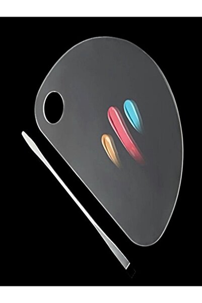 SeHa Design Seha Pleksi Akrilik Şeffaf Resim Paleti 3 Mm ( 20 X 30 Cm )