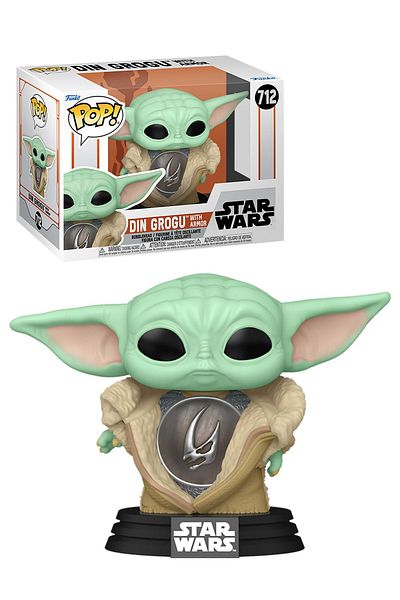 Funko مجسم حرب النجوم: الدين الماندالوريان جروجو من الفينيل - تفاصيل درع