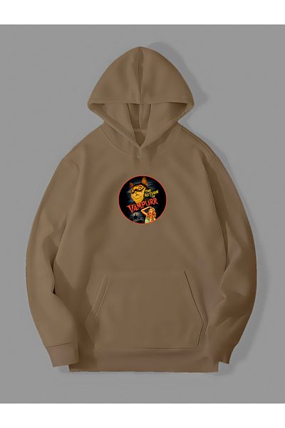 Harmandar Φούτερ Vampurr Printed 3 Thread Bone Kangaroo - Hoodie