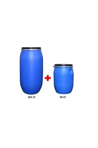 GLC PAINTS Plastik Varil Seti - 1 Adet 165 Lt. + 1 Adet 50 Lt. Bidon