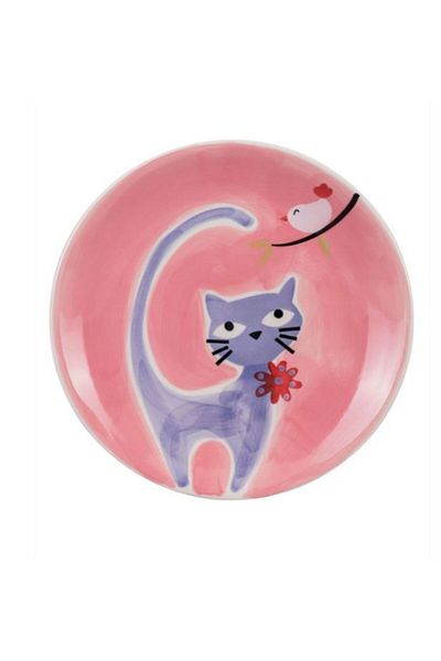 Paşabahçe 4 Piece Cat Ceramic Feeding Set
