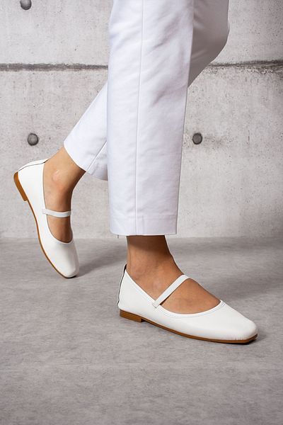 topukludünyası White Skin Comfortable Women's Ballerinas - Daily Wear