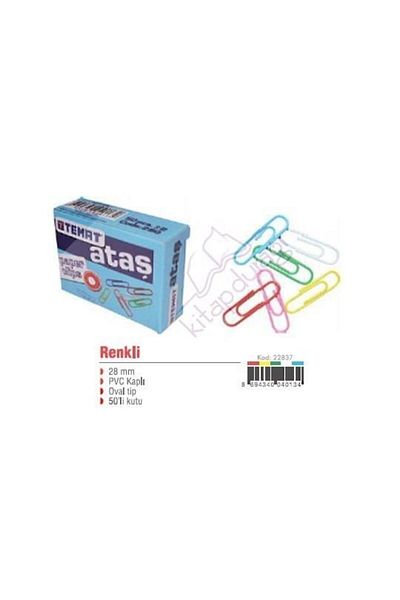 Temat Paper Clip Colored 28 Mm