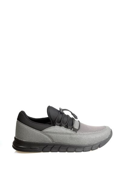 ayakkabiyolla Γκρι Aqua Sneakers - Λαστιχένια κορδόνια