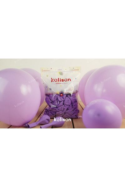 Kalisan Lilac Pastel Decor Balloon - 12 Inch 30 Cm, 10 Pieces