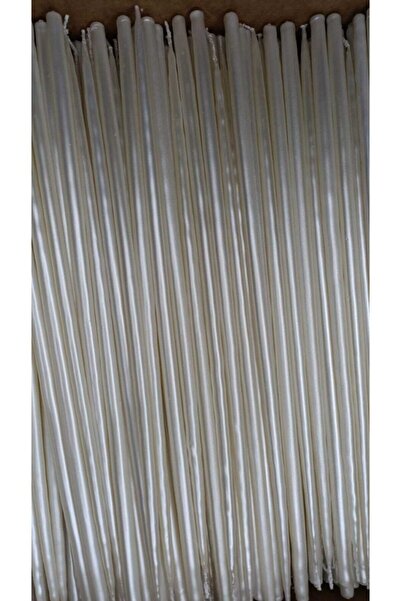 kutula 32 Pasta Mumu Sedef Beyaz 15 Cm 10 Adet