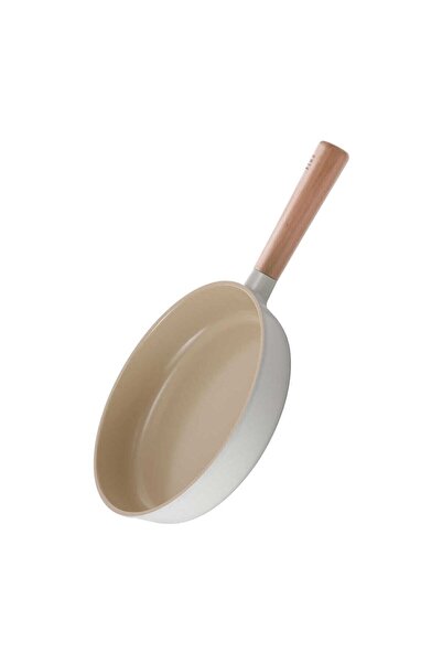 NEOFLAM Beige Fika Aluminum 9 Piece Cookware - Pan Set with Glass Lid