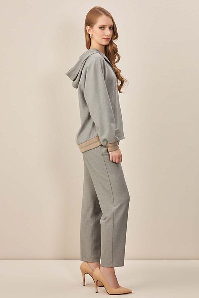 Guitar Gray Hooded Woven Jacket