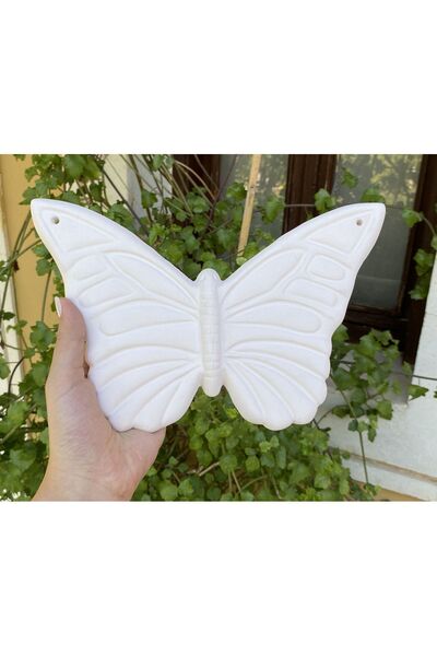 soydan seramik Kelebek Seramik Boyama Objesi – DIY Boyanabilir Dekor / Hediye...