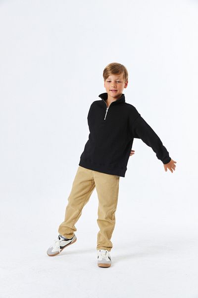 Serbend Sge-1337 Serbend Kids - Boys' School Sweatshirt, Stand Collar