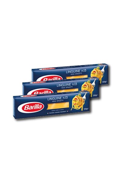 Barilla Linguine Yassı Spagetti 500 G X 3 Adet