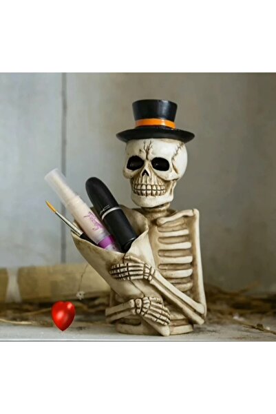 Show Art Hediyelik Kuru Kafa Sepet, kalemlik, özel gün hediye