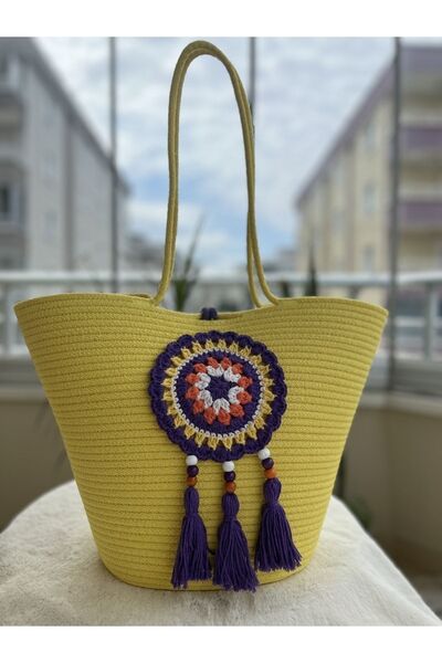 Merve Shoulder Beach Bag