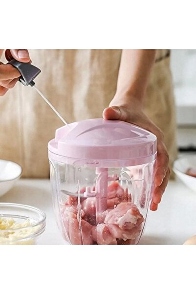 sengenegel 5 Blades Roped Hand Chopper Large Size Vegetable Chopper Onion Vegetable Cutting