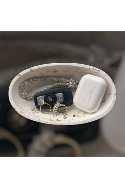 MissTulinaKozmetik Organizer tabak anahtarlık/ takı şık sunumluk